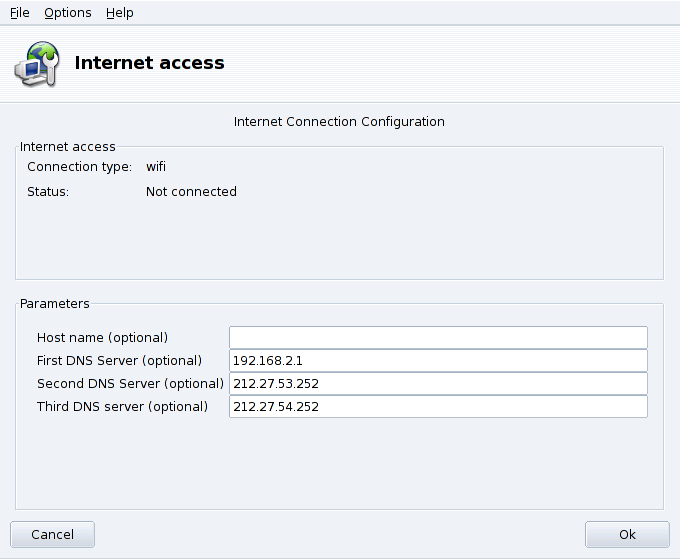 Configuring the Internet Access