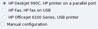 Detected Printers List