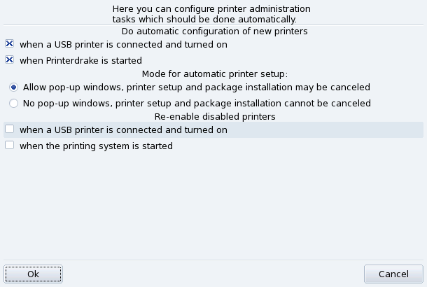 Set Automatic Installation Options