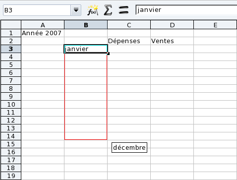 Simplification de l'entrée de données à l'aide du complètement automatique